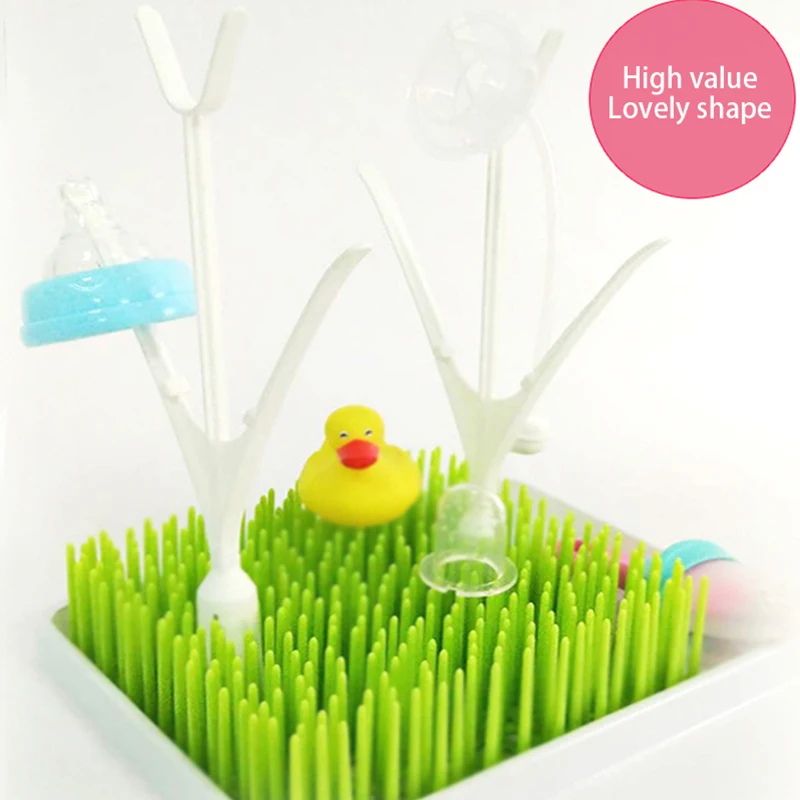 

Baby Bottle Holder Drying Rack Baby Feeding Bottles Cleaning Dryer Cup Holder Tree Grass Design for Baby Dishes Nipple Pacifier