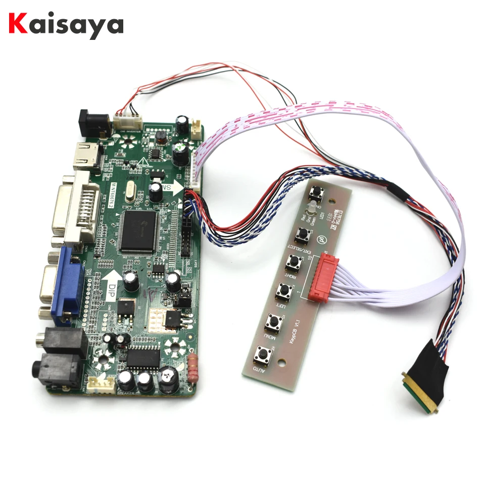 

new HDMI DVI VGA AUDIO interface Controller Drive Board set For Panel 14 inch LP140WH4 BT140GW01 1366*768 LVDS 40pins A4-012