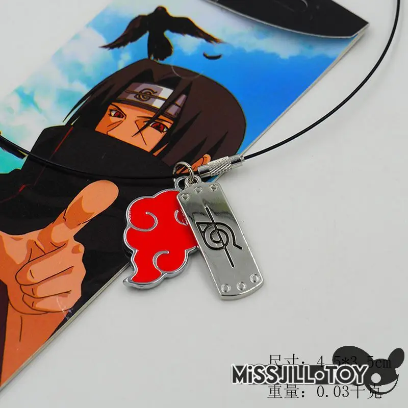 

Anime Naruto Uchiha Itachi metal pendant cosplay alloy fashon necklace prop