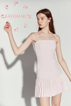 EASYSMALL ZIMMER Frauen kleid Mode Sexy vintage rosa kleid Sommerkleid Sommer exklusiven high-end Schlank engen Casual Hohe taille