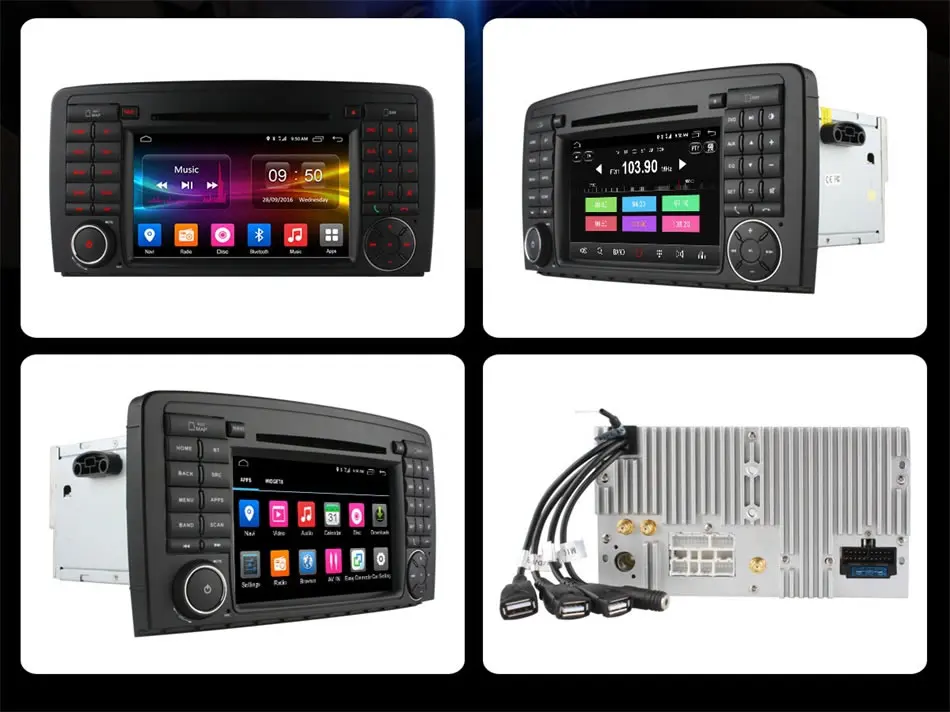 Excellent 1024*600 Octa Core Android 6.0 For Mercedes Benz R Class W251 R280 R300 R320 R350 R500 Car DVD GPS Radio Stereo Player 4G wifi 22