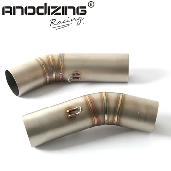 

Motorcycle middle pipe for DUCATI 848 not for StreetFighter 848 Slip-On without muffler Link Pipe