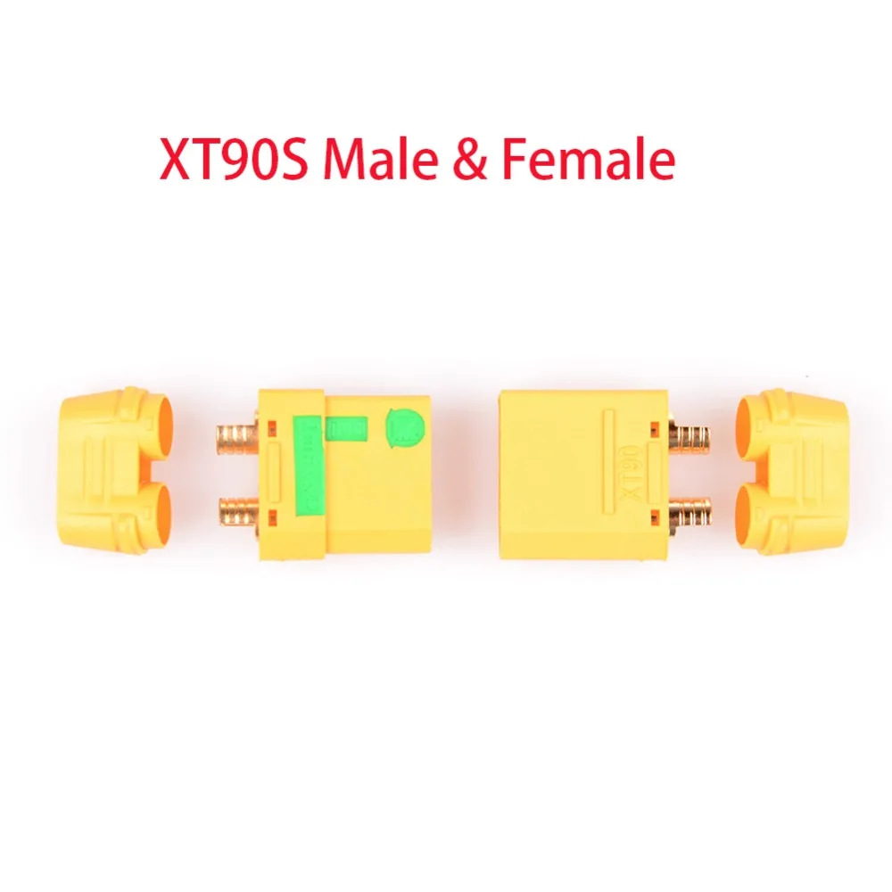 

2 Pairs/ 4Pcs XT90S XT90-S Male Female Bullet anti spark Connectors Plugs For lipo Battery quadcopter