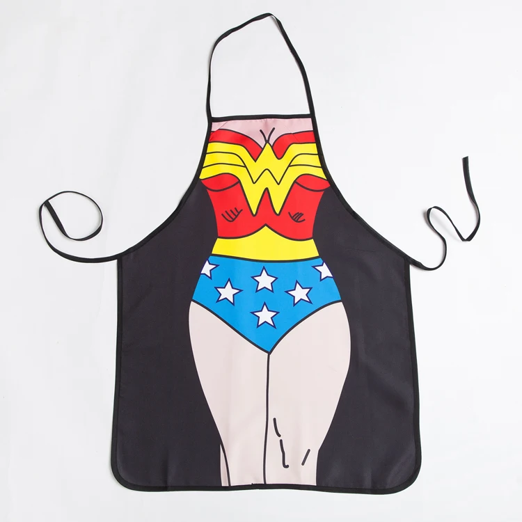 Buy Funny Aprons Novelty Super woman Cooking Apron for
