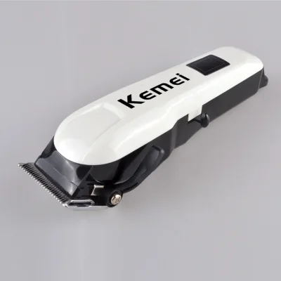 Kemei KM-809A профессиональная машинка для стрижки волос с ЖК-дисплеем бытовой перезаряжаемый триммер Стрижка машинка для стрижки резак инструмент для укладки