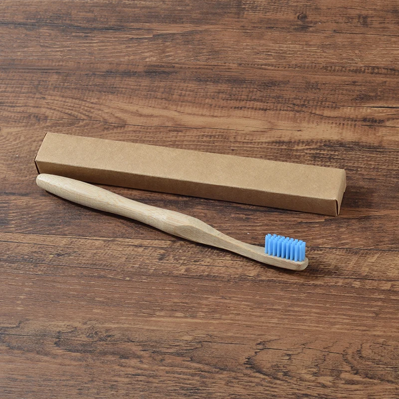 1 шт. Экологичная зубная щетка бамбуковая зубная щетка мягкая из искусственного ворса овальная бамбуковая ручка минималистичный дизайн веганская зубная щетка es