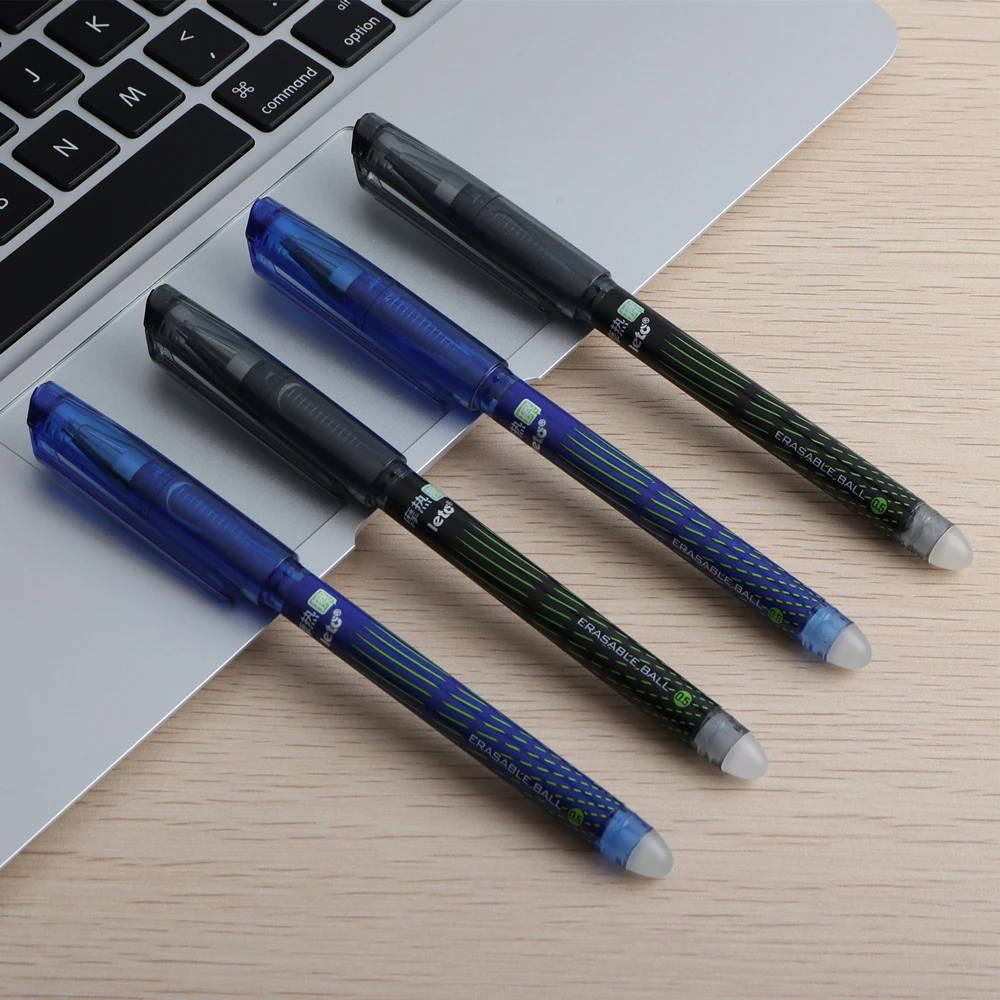 BAIKINGIFT 3 шт. стираемая ручка шлифовка трения температура стираемая ручка 0,5 мм иглы полный для студентов канцелярские принадлежности ручка