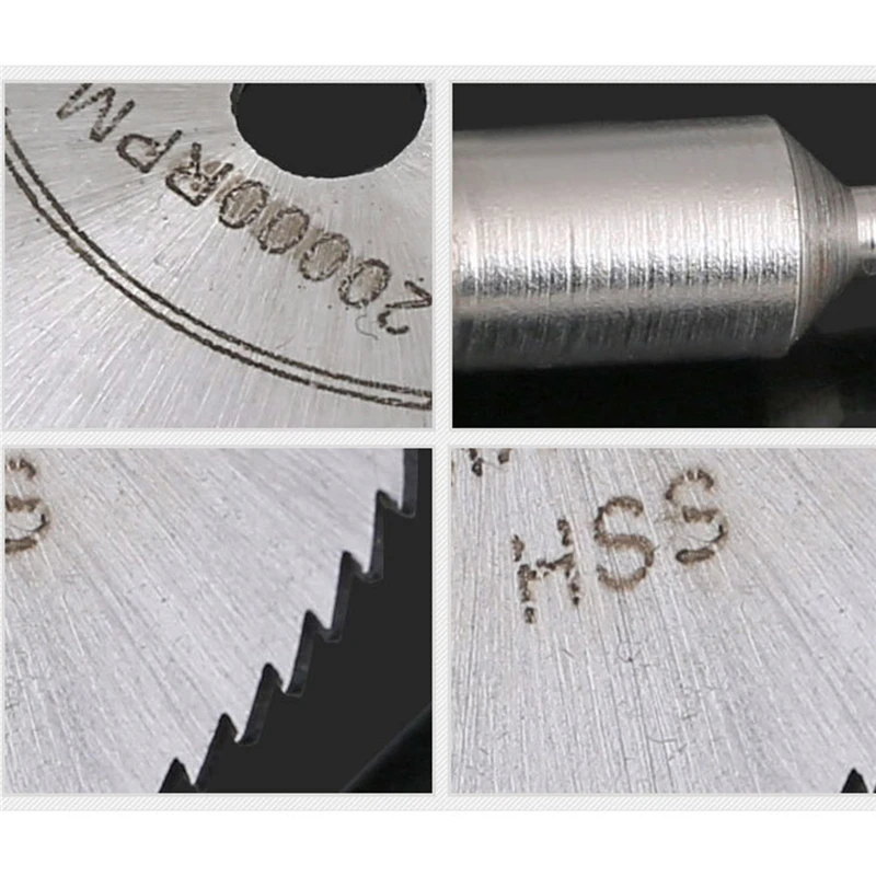 6 шт. HSS Металл Циркулярная Пила диск колеса лезвия отрезать Dremel сверла роторные инструменты тонкой точности резки для небольших отрезать рабочих мест