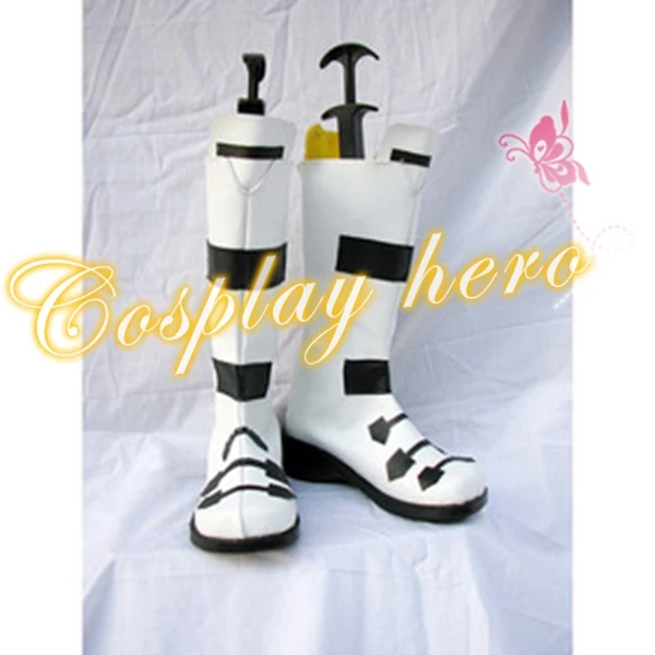 EREMENTAR GERAD PU Leather Cosplay Boots shoes black&ampwhite Version B #ED003 | Обувь