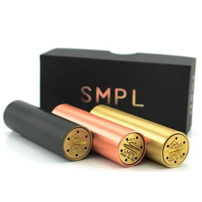 Electronic Cigarette SMPL Mod clone Full Machanical Mods fit for 18650 battery 6 color VS Nemesis