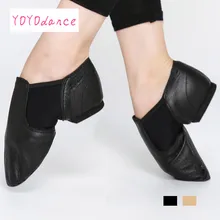 2017 New jazz slip on dance sneakers dancing shoes for ladies Black tan Dance Shoes Jazz Dance Shoes For Adults & Children 4716