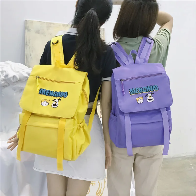 Menghuo, водонепроницаемые нейлоновые женские рюкзаки, женский модный рюкзак, школьный рюкзак для девочек, дорожная сумка, Bolsas Mochilas Sac A Dos