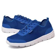 Men Shoes 2017 Summer Breathable Men running Shoes Lace Up High Quality Flat Mesh Shoes