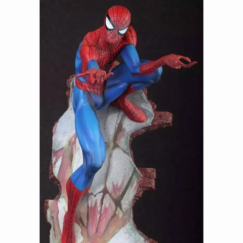 

SOSO Cool !1/4 Scale CRAZY TOYS licensed Comic book hero 18-inch Spider-man scenario Handmade model furnishing articles