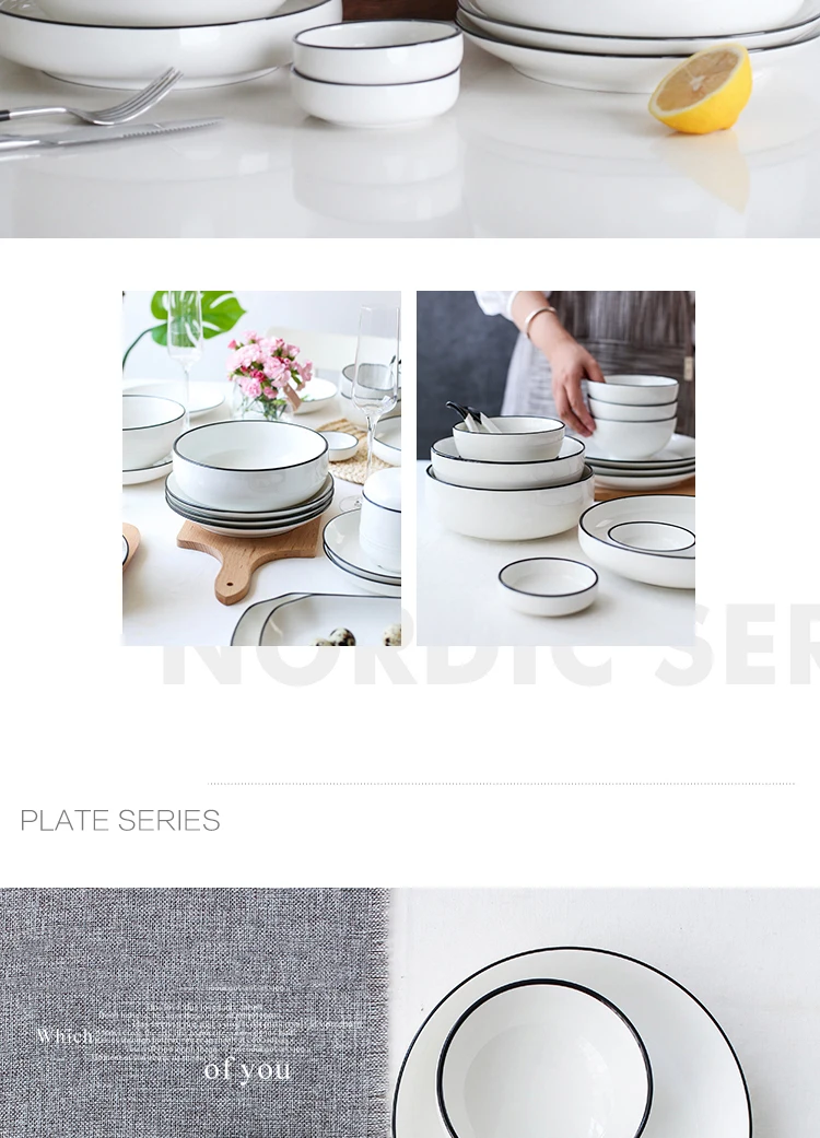 KINGLANG 2 человека/6 человек наборы керамической посуды японский цветочный дизайн керамические чаши Длинные суши большая чаша набор посуды