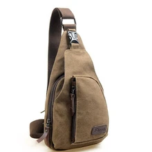 Mode Hommes Épaule Sac Poitrine Sac Casual Voyage Sac Militaire Messenger Sac À Bandoulière en Toile sac à Dos 2016 Nouveau