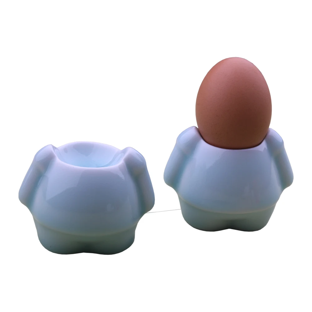 2pcs/Lot Ceramic Egg Holder Cups,Egg Cup Set