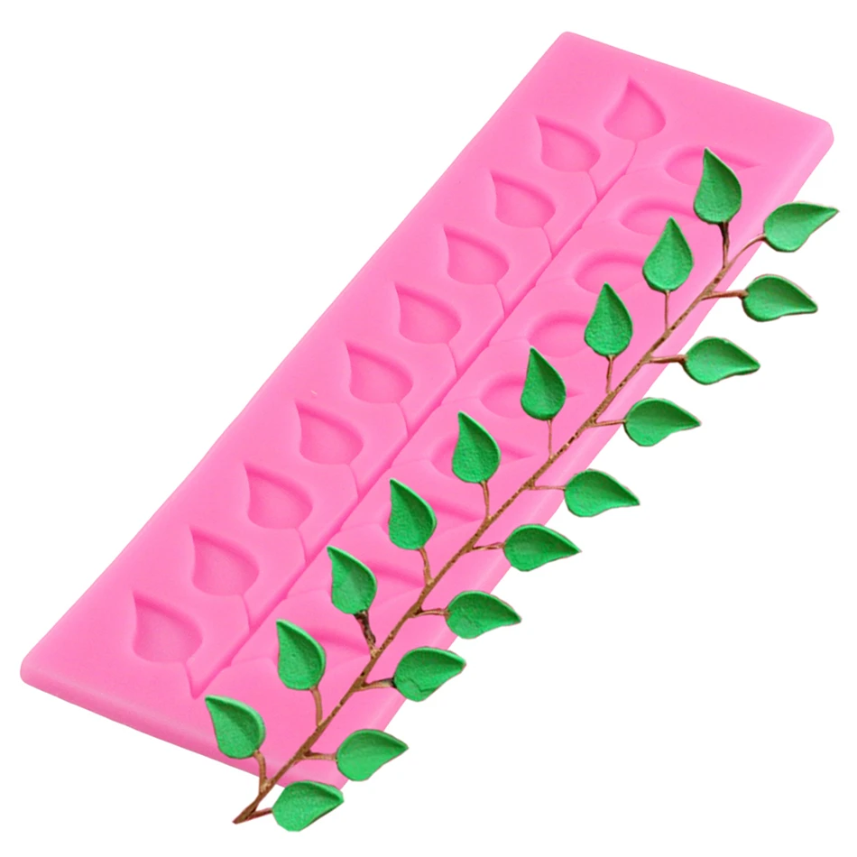 

TTLIFE Leaf Branches Silicone Mold Chocolate Fondant Cake Cookie Moulds Pastry Mold Sugarcraft Dessert Cake Decorating DIY Tools