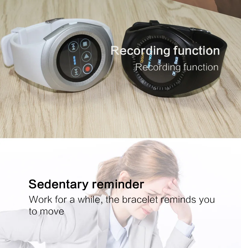 Y1 Bluetooth Смарт-часы Relogio Android Смарт-часы телефонный звонок GSM Sim Удаленная камера информационный дисплей спортивный шагомер