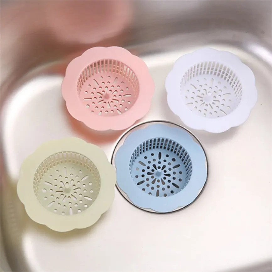 

Kitchen Bathroom Anti Clogging Silicone Drain Sink Sewer Debris Filter Net Dropshipping July#2