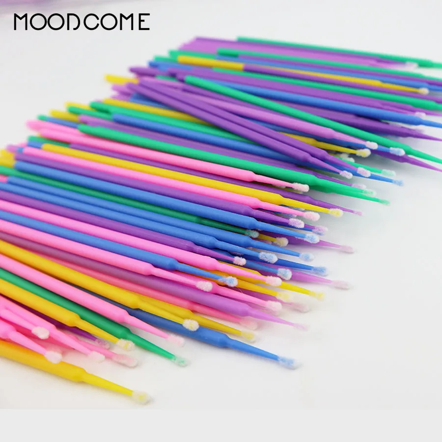 

100 PCS Eye Lash Extension Disposable Makeup Tools Applicators Mascara Eyelash Dedicated Sanitary Miniature Durable Brush