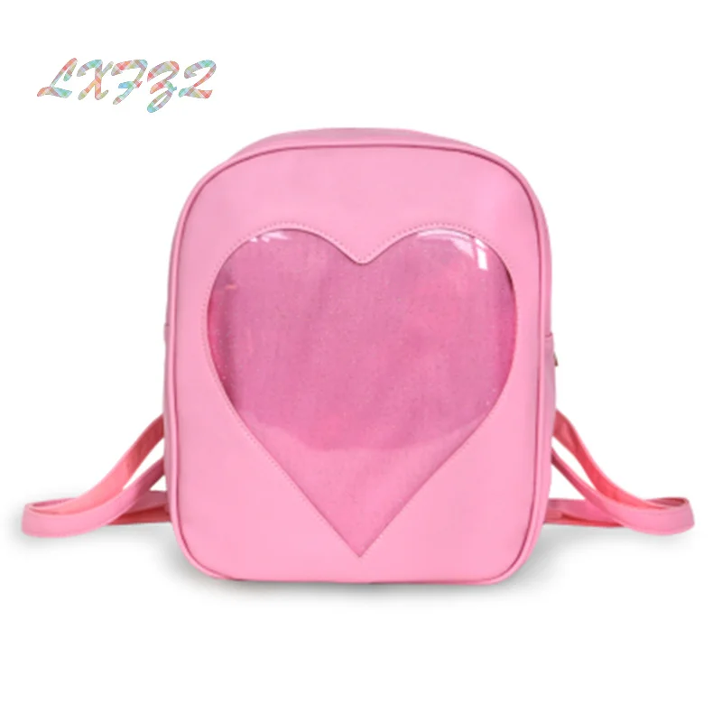 2018 женский рюкзак летний карамельный прозрачный в форме сердца bolsa feminina mochila mochilas