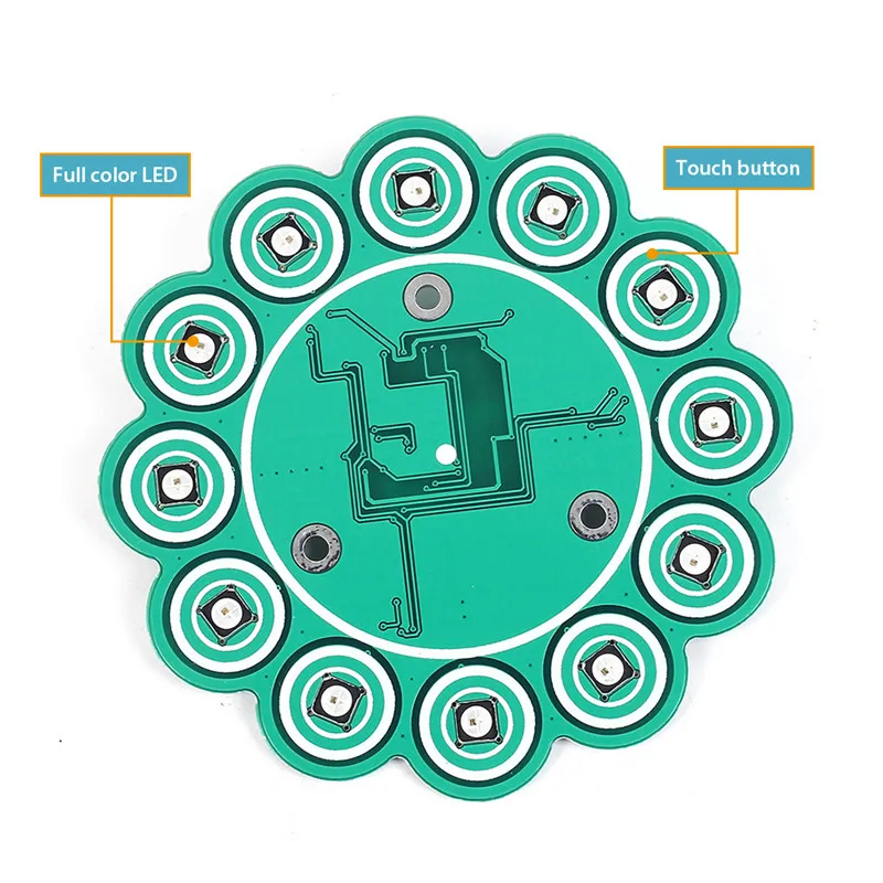 Светодиодная лампа RGB WS2812B TTP224 для Arduino AVR|lamp led|module ledmodule for arduino |