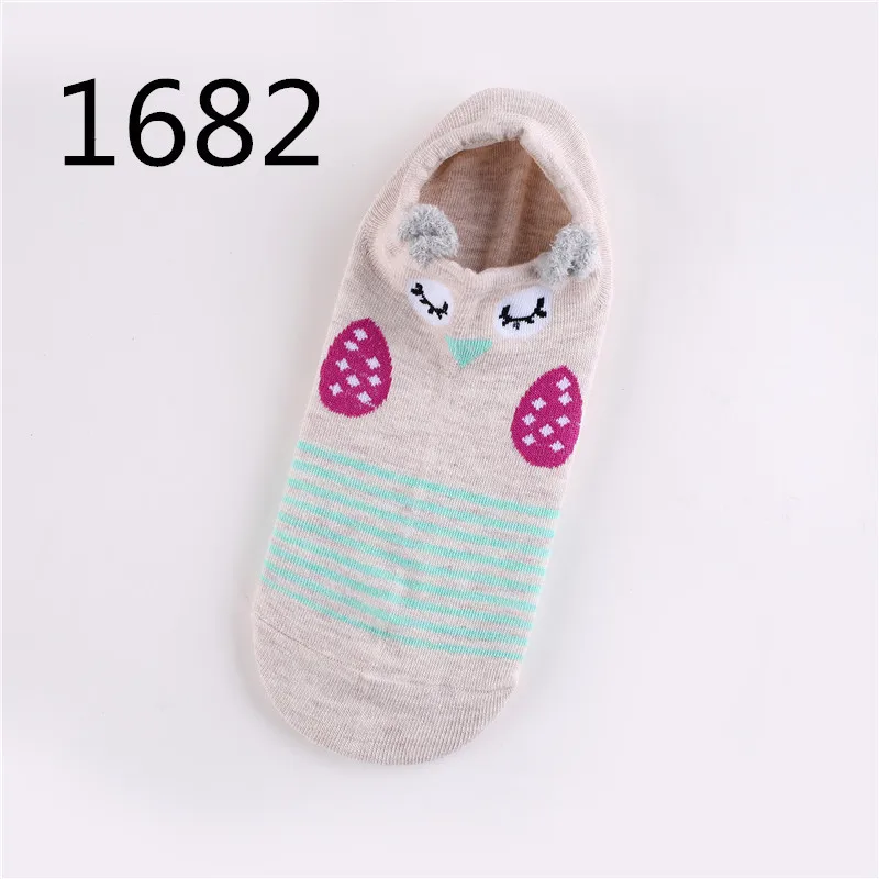 Носки женские повседневные из хлопка в полоску с 3D принтом|animal cotton socks|socks femalecotton