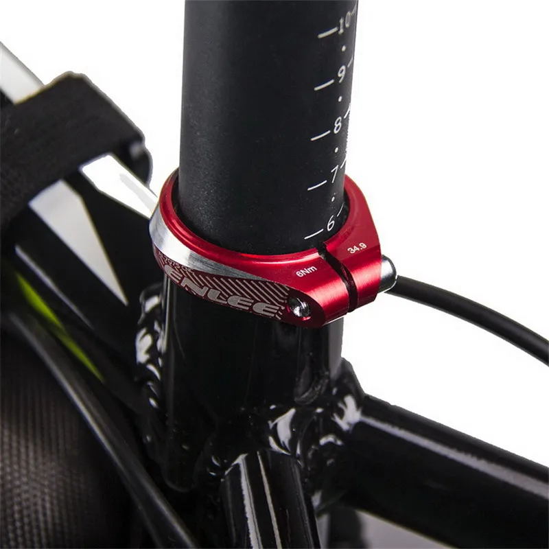 Высококачественный 34,9 мм алюминиевый сплав для горного велосипеда дорожный велосипед быстроразъемный Подседельный штырь зажим для велосипеда Велосипедное Сиденье бумажный тубус зажим для велосипеда запчасти