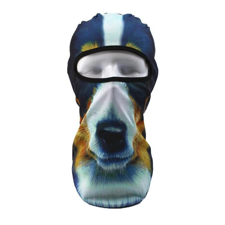 

2017 Winter Outdoors Cycling Masks 3D Animal Headgear Sunscreen Sandwind Dustproof Motorcycle Mask Hooded Cap Balaclava Ski hats