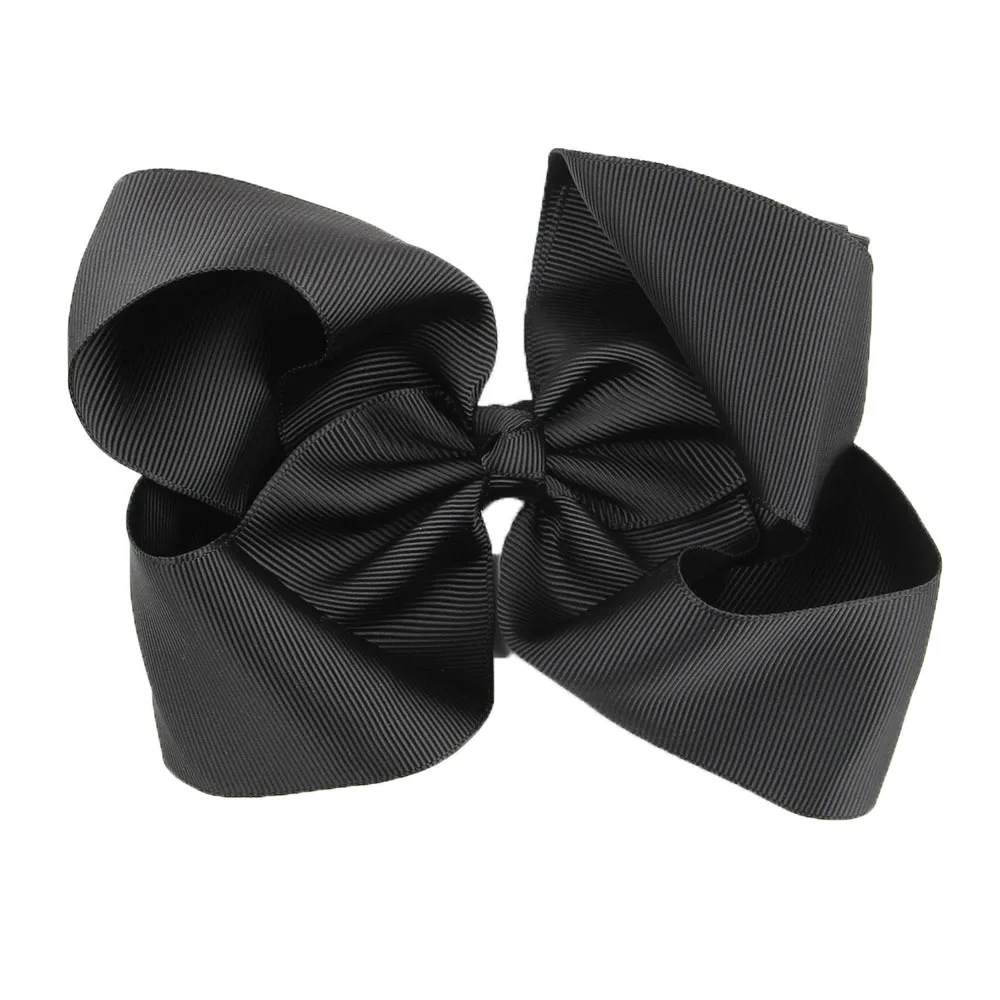 Yundfly 1PCS 6 Inch Big Ribbon Bow Hairpin Baby Girls Bow Clips Kid Hair Clip Boutique Hair Accessories(Color:20 Colors) baby accessories
