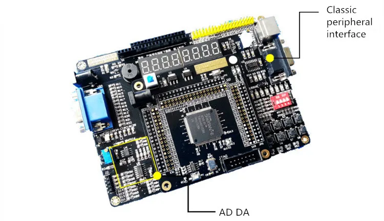 FPGA Xilinx Spartan-6 XC6SLX9 макетная плата Spartan6 основная плата+ периферийная Плата расширения+ модуль AD DA+ адаптер питания