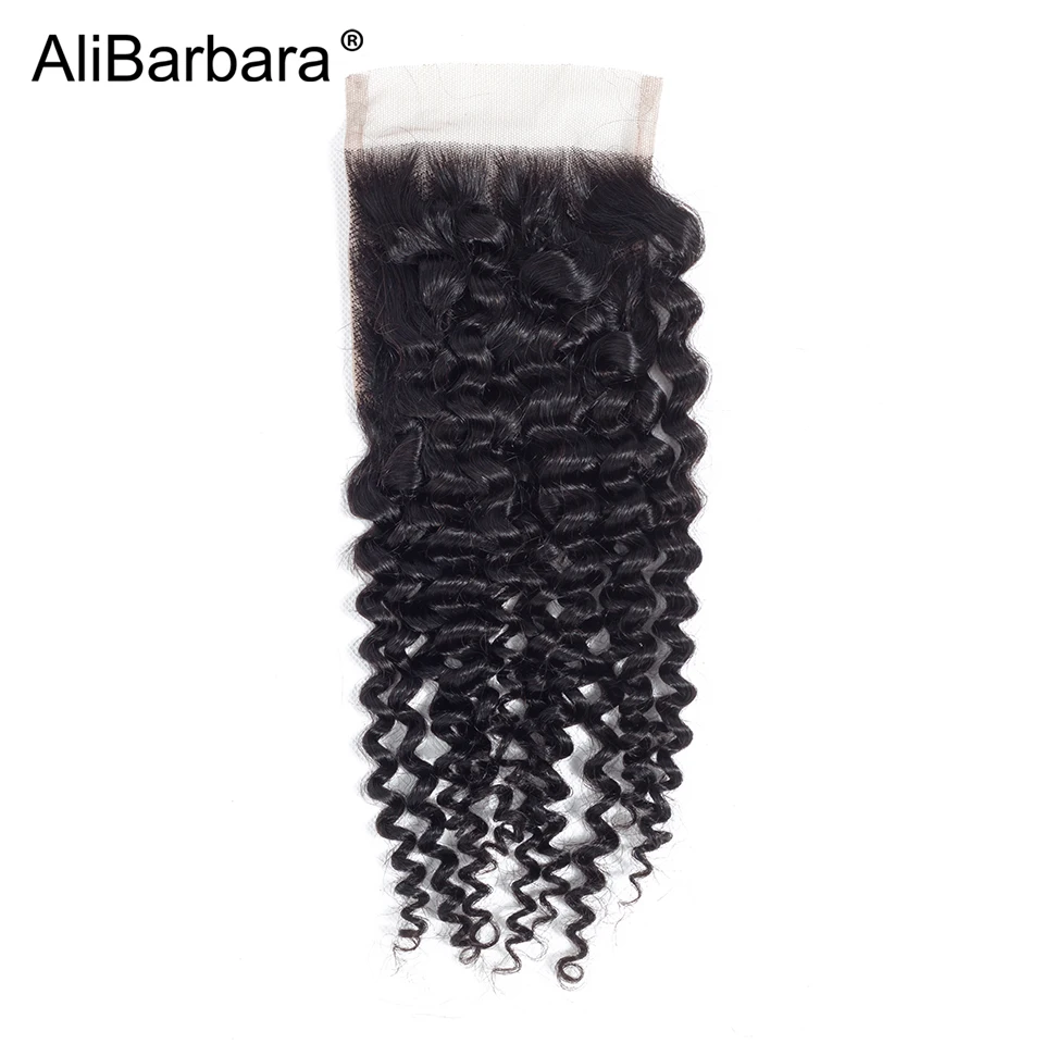 

7X7 Straight Lace Closure Alibarbara Remy Brazilian Human Hair Extentions Swiss Lace Closure nature color Free Part 8-20inch