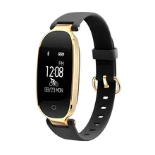 Модные S3 Bluetooth Водонепроницаемый Смарт-часы модные женские туфли женские сердечного ритма Мониторы Фитнес трекер SmartWatch для iOS и Android