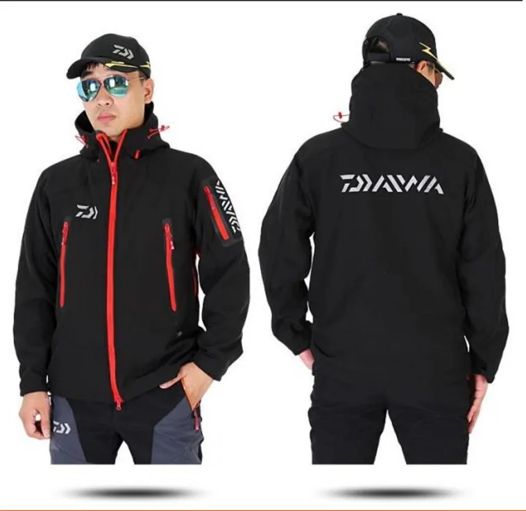 

2017 Autumn And Winter DAIWA Dawa Outdoor Fishing Jackets Windproof Cold Warm Fishing Mountaineering Camping Shirt Long Sleeve