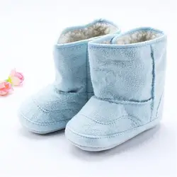 Осень и зима младенческой Детские Сапоги и ботинки для девочек малышей кроватки Сапоги и ботинки для девочек Обувь для мальчиков Обувь для