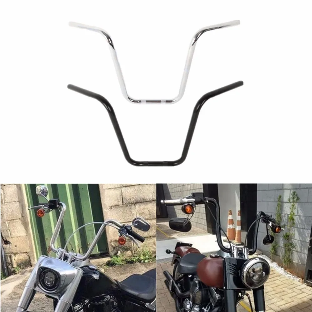 Мотоцикл 14 &quotRise Drag Ape вешалка 1&quot Руль для Harley Sportster XL 883 XL1200 весь год|Руль