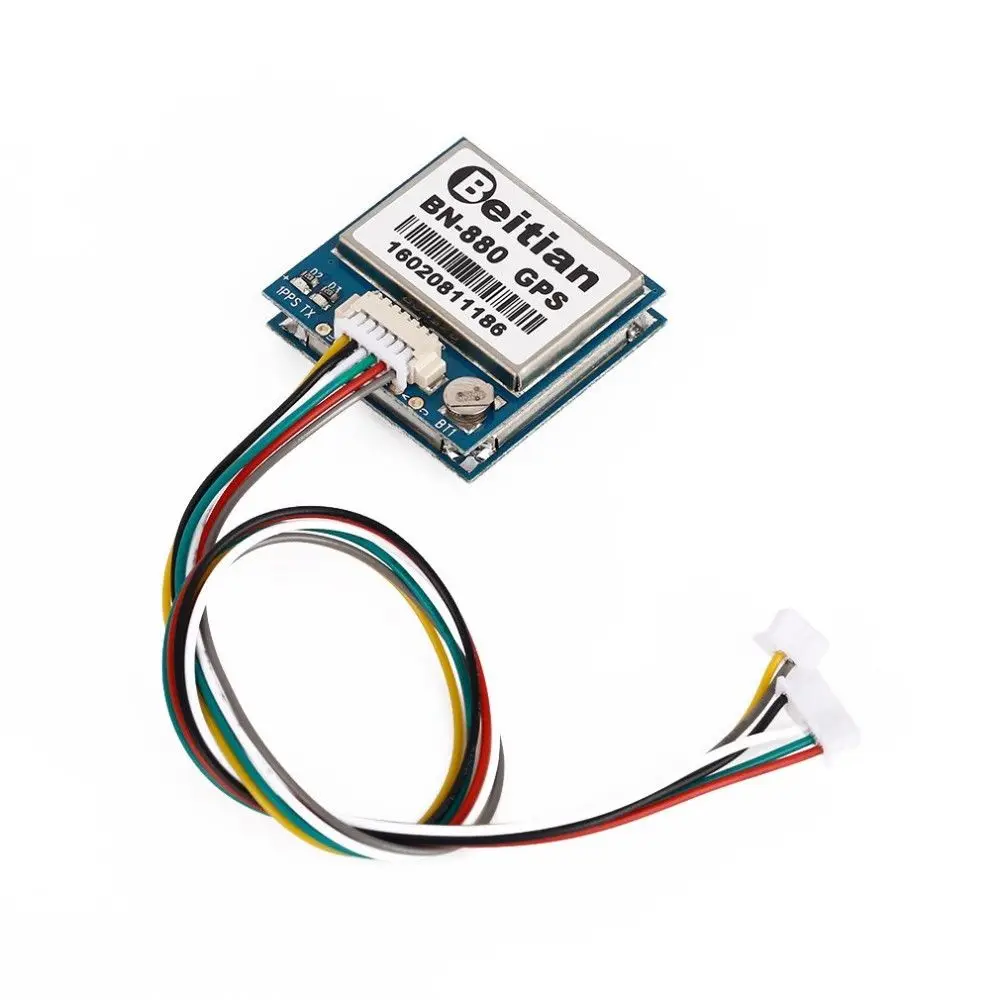 Продажа Новый Beitian BN 880 полетом управления font b gps b font модуль двойной модуль с кабелем коннектор для RC Мультикоптер камера Дрон FPV части