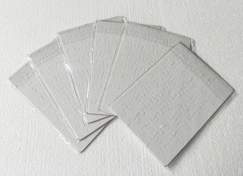 

2018 A5 DIY Sublimation Puzzles blank pearl Jigsaw free shipping Heat Transfer Paper Plate free shipping 40pcs/lot