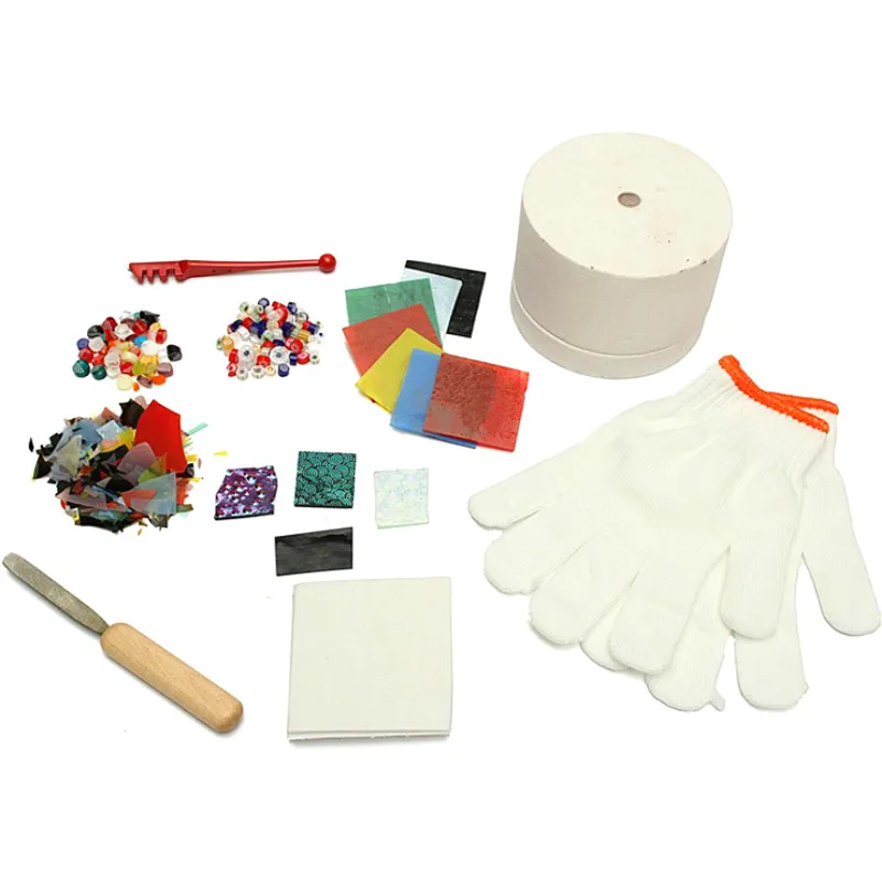 10 шт./компл. цветное Стекло сплавления поставки DIY Kit Профессиональный Комплект