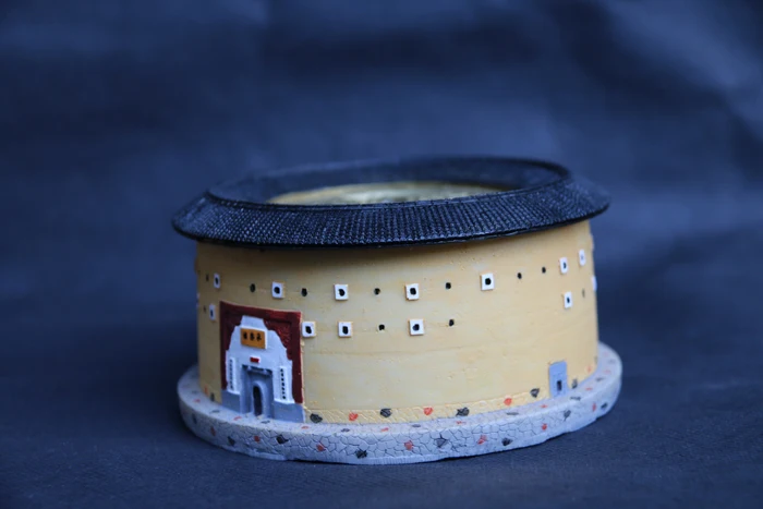 Модель Фигурки героев всемирного наследия Китай Фуцзянь Юндин Hakka Tulou