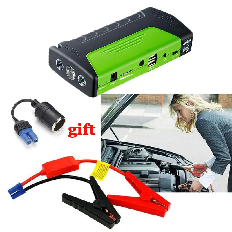 Mini Emergency Starting Device Car Jump Starter 12V Portable Power Bank Car Charger for Car Battery Booster Auto Starting Device