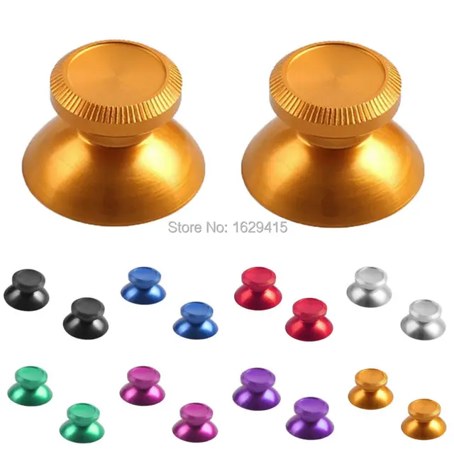 Best Offers IVYUEEN 8 Colors Metal Joysticks For Microsoft Xbox One X S Slim Controller Aluminium Analogue Thumbsticks Thumb Stick