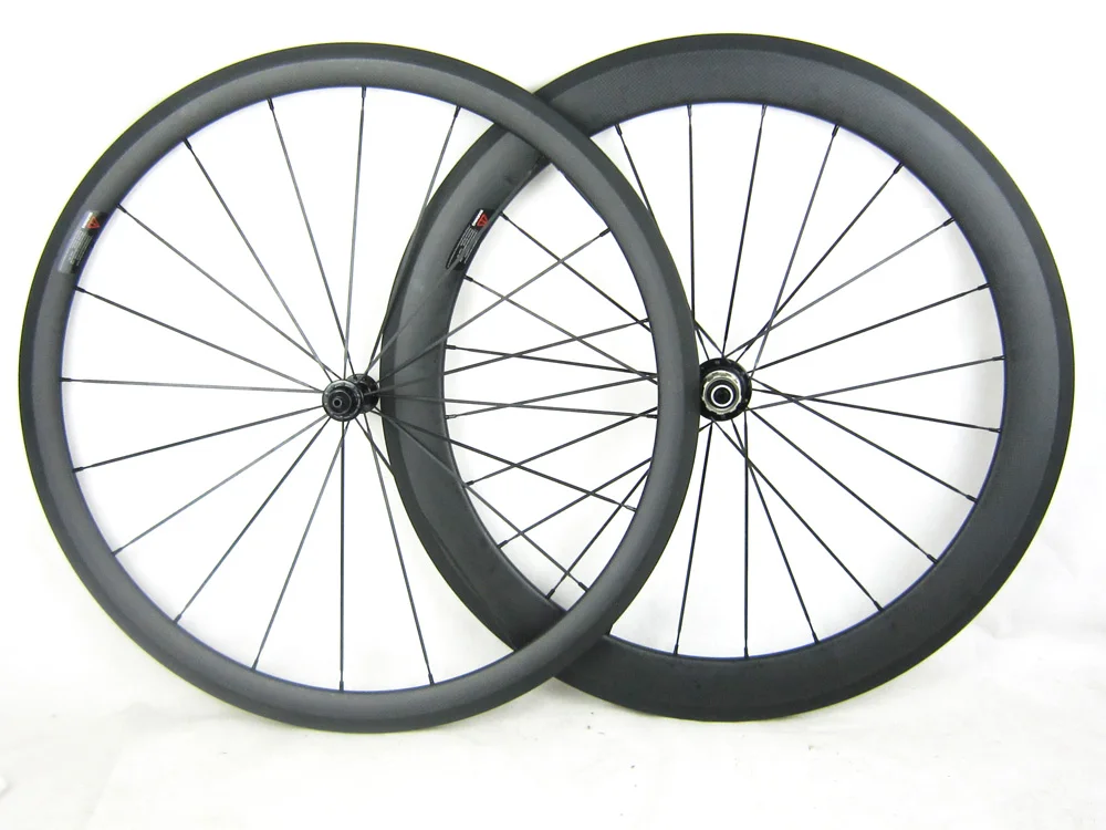 

carbon bicycle wheels 23mm width front 38mm and rear 60mm road bike wheel 700C clincher wheelset