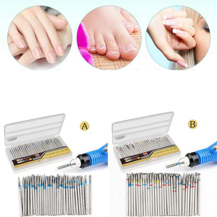 2018 New 30PCS 1Set Carbide Nail Drill Bit Gel Remove Polishing Nail napkoman-kaka-tiktok