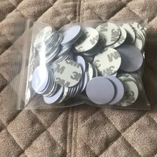 NFC теги 13,56 МГц ISO14443A RFID Метка сумка для монет, карт с клейкой лентой 3M Стикеры 30 мм миф S50 FM1108 интеллектуального доступа Управление карты