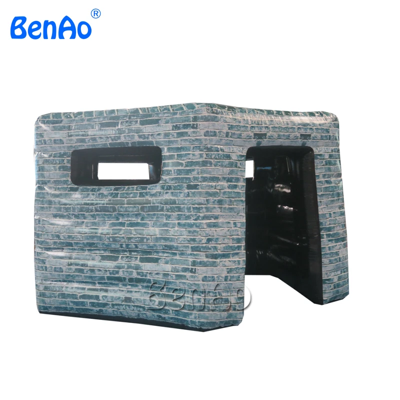 house shape inflatable paintball bunker for shooting game inflatable