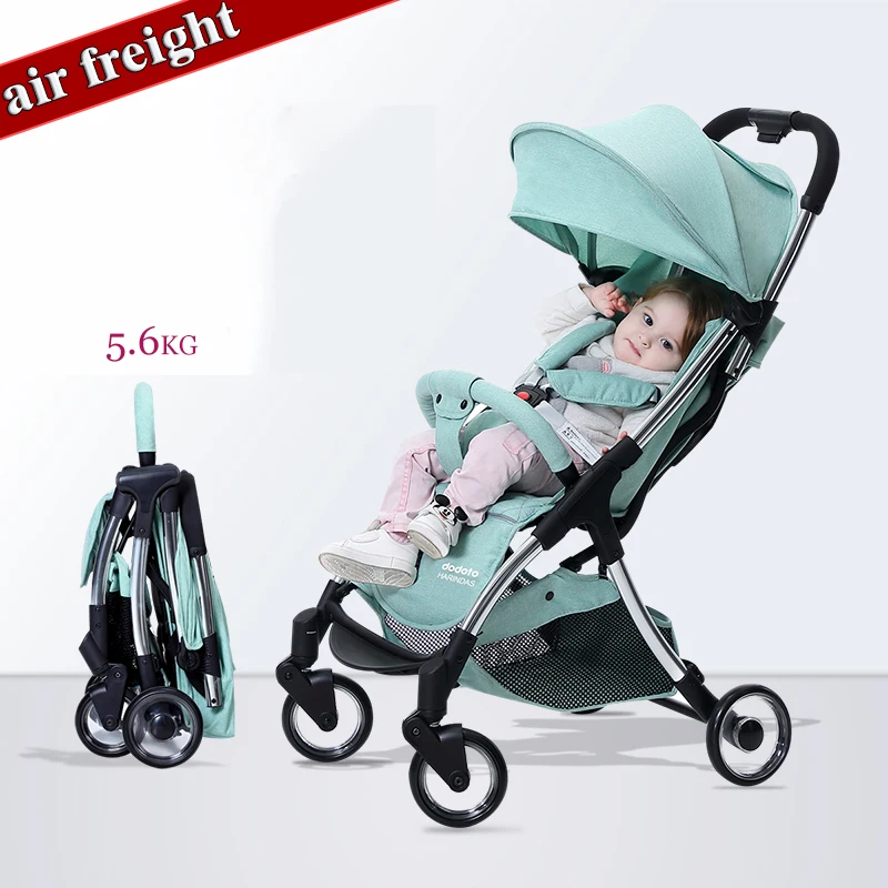 

2019Baby stroller 3 in 1 portable light umbrella folding baby carriage can take a lying cart can be on the plane bebek arabasi