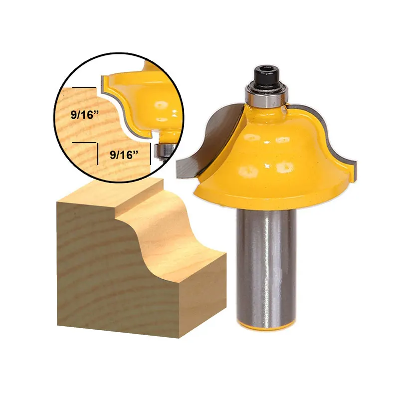 

1pcs Roman Ogee Edging and Molding Router Bit - Large - 1/2" Shank