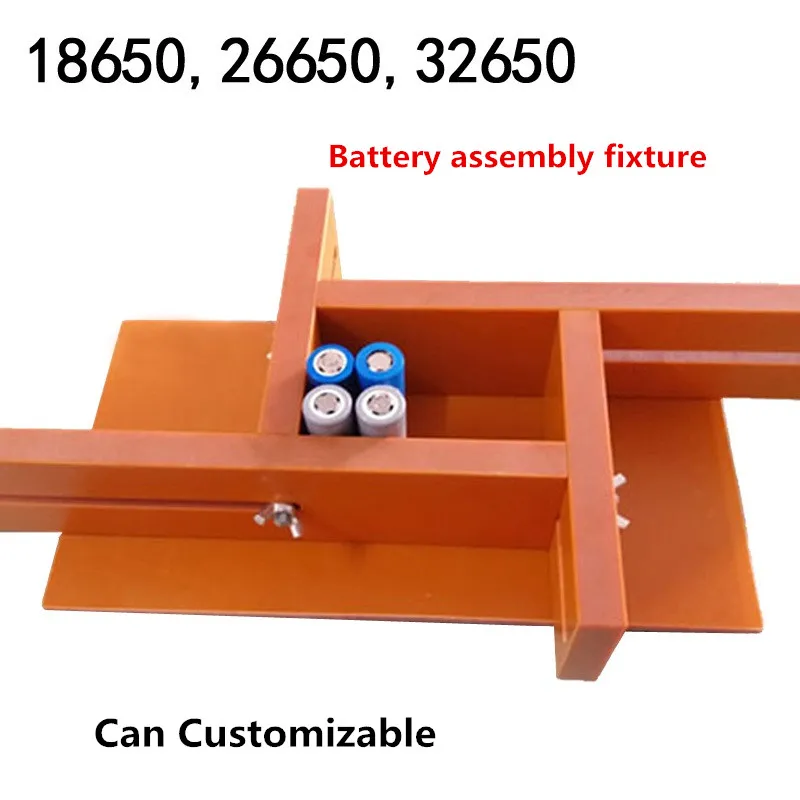 Универсальное регулируемое приспособление для точечной сварки, фиксированное приспособление для 18650 26650 32650 литиевых батарей